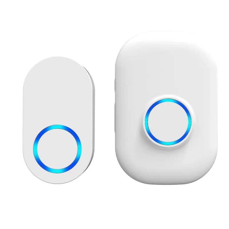 1V1 Waterproof Wireless Doorbell for Home, Smart Welcome Ring, 300m Smart Doorbell, EU/UK/US Spine Options