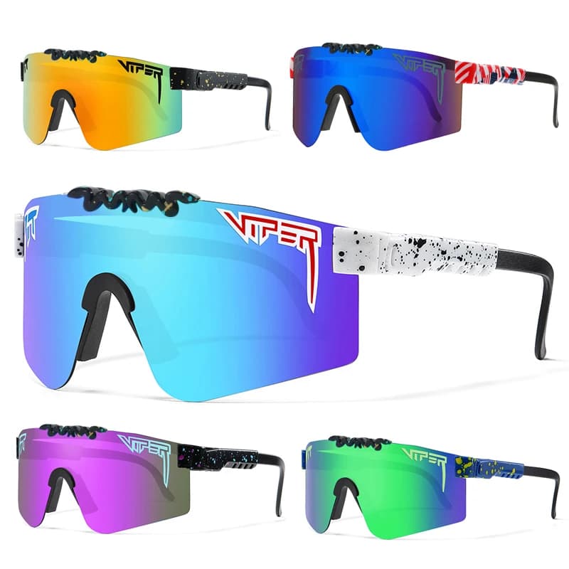 New Pit Viper Sunglasses for Men and Women, UV400 Protection for Cycling, Hiking, Baseball, Softball and Leisure