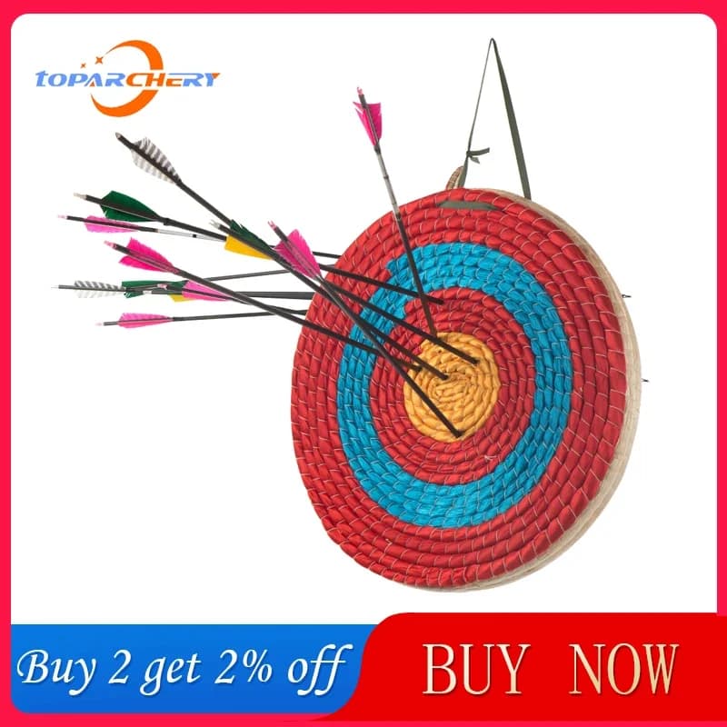 Compound Bow Recurve Bow Grass Target 30-55cm1/2/3 layer Archery Straw Target Bow Arrows Shooting Aiming Practice Target