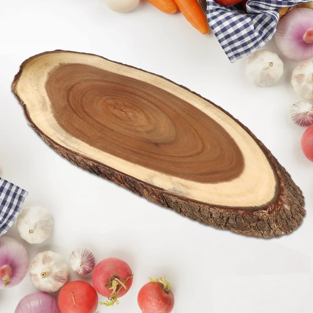 Jaswehome kitchen cutter in ash wood kitchen cutter for meat vegetables tray from scope and creative irregular shape cut