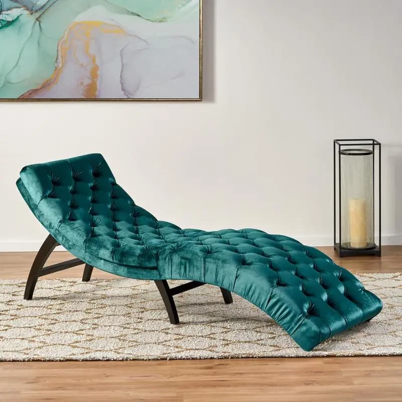 Comoda chaise longue con morbido cuscino e design elegante per soggiorno o uso esterno