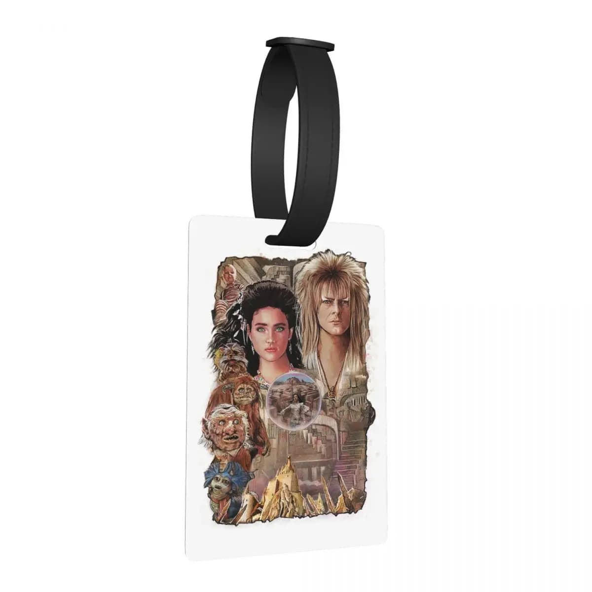 Etichette per Bagagli 'Enter The Labyrinth', Accessori per Valigie, Tag per Bagaglio da Viaggio, Porta Etichetta con Nome e Indirizzo
