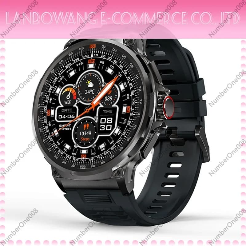 Smartwatch HD da 1,85 Pollici, Chiamate Bluetooth, Fitness Tracker, Monitoraggio Salute Multi-Sport, Braccialetto Intelligente