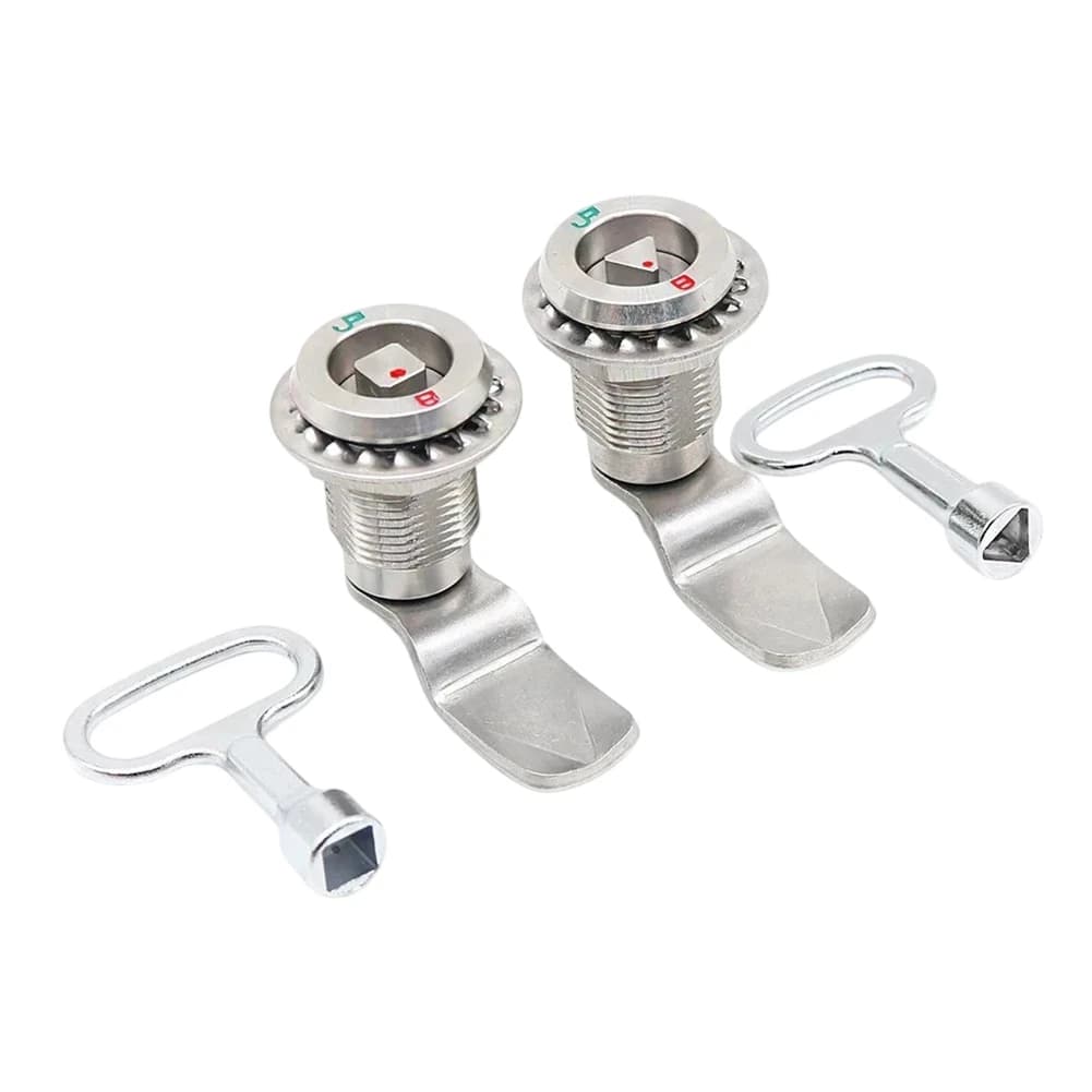 Telescopic Tensioner Lock in Stainless Steel Designed for Secure Fastening of Distribution Boxes and Equipment Cabinets