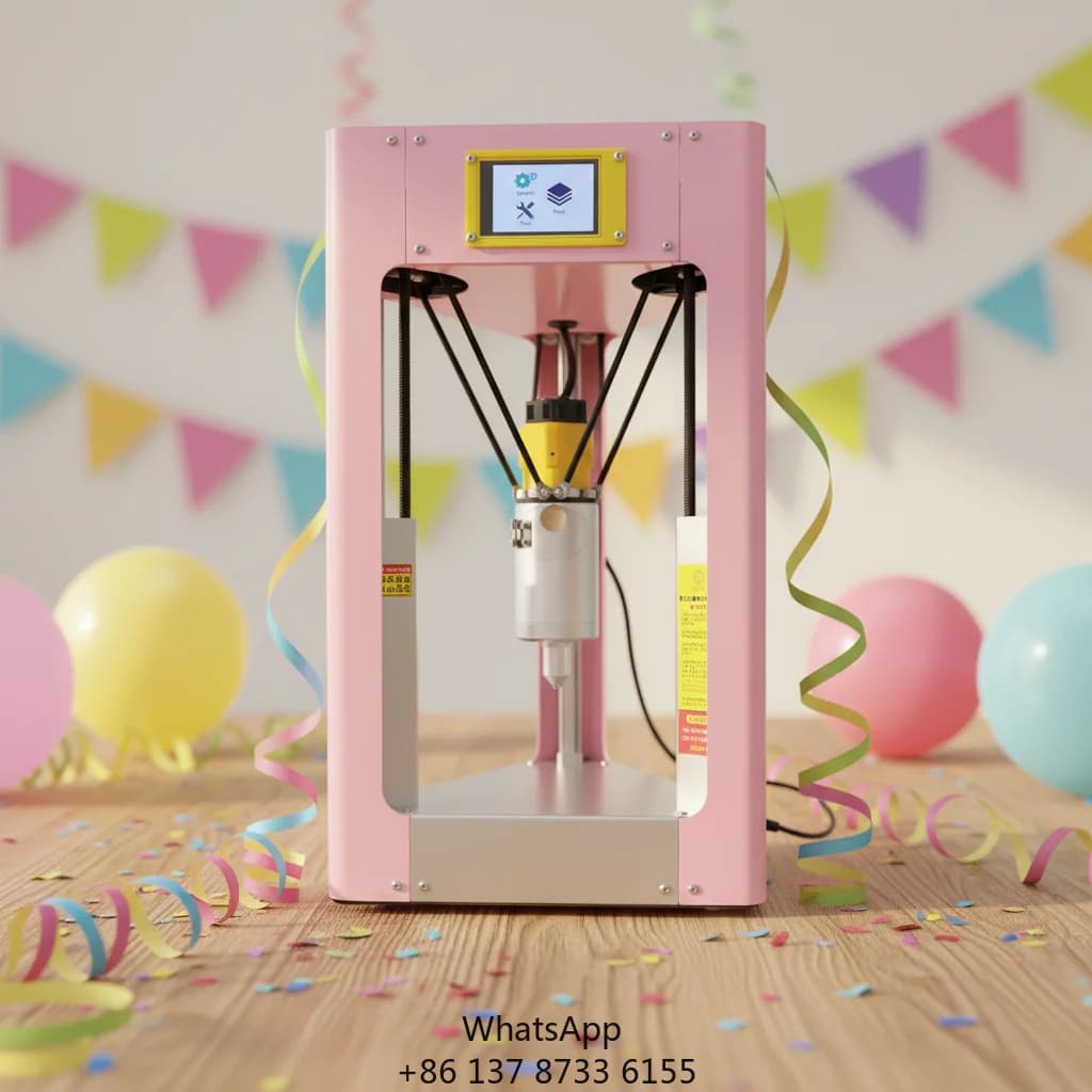 DIY Custom Pattern 2D 3D Printable Food Grade PLA Maltose Sugar Art Machine 3D Sugar Painting Printer