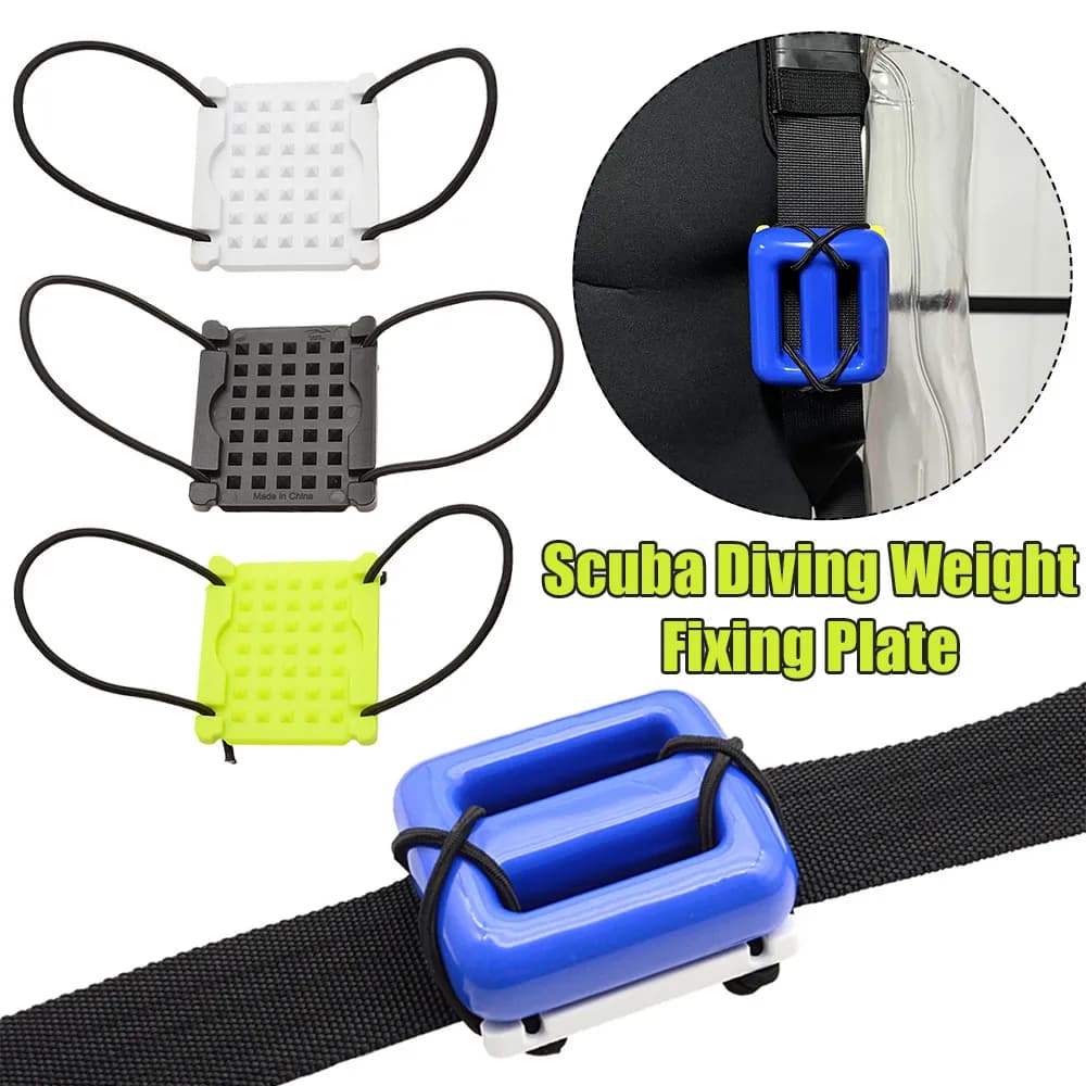 Diving counterweight plate, wear-resistant, bottom dive plate, adjustable accessories for underwater BCD