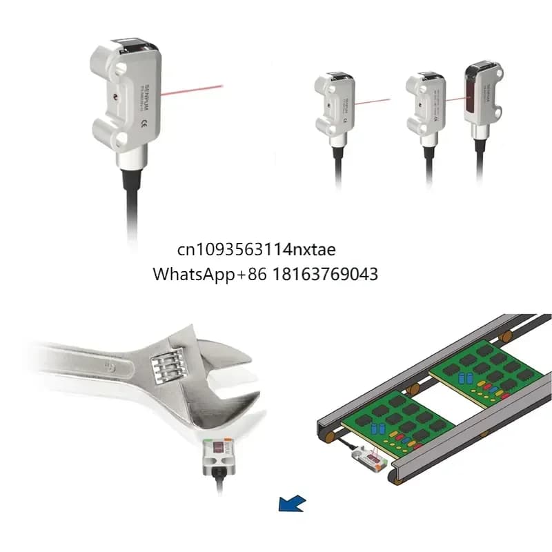 2026 Hot！ Senpum Relay Type Diffuse M12 Photoelectric Sensor Switch New Box Metal 24V Photoelectric Sensor