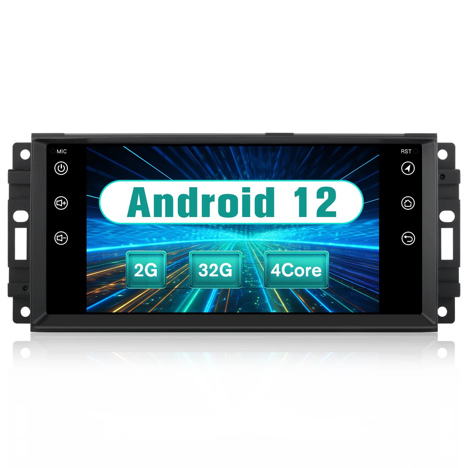 AWESAFE Wireless CarPlay Android 12 Radio per JEEP Wrangler JK Dodge Chrysler GPS Navigation Stereo Car sistemi intelligenti