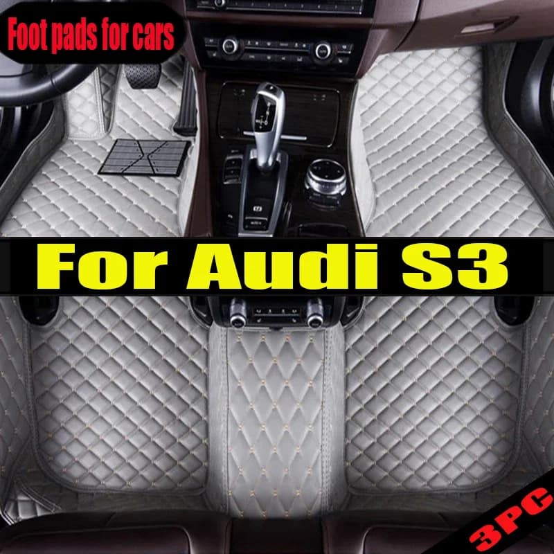 Tappetini originali per auto per Audi S3 2019 2018 2017 2016 2015 Tappeto impermeabile Styling Accessori interni personalizzati M