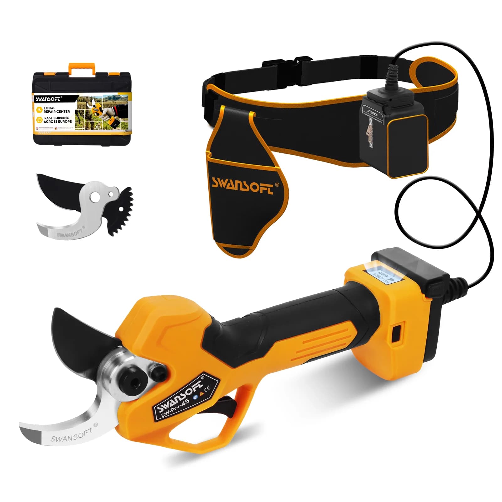 45mm Cordless Battery Pruner Direct Factory Supplied Professional Electric Pruning Shear Scissors with CE