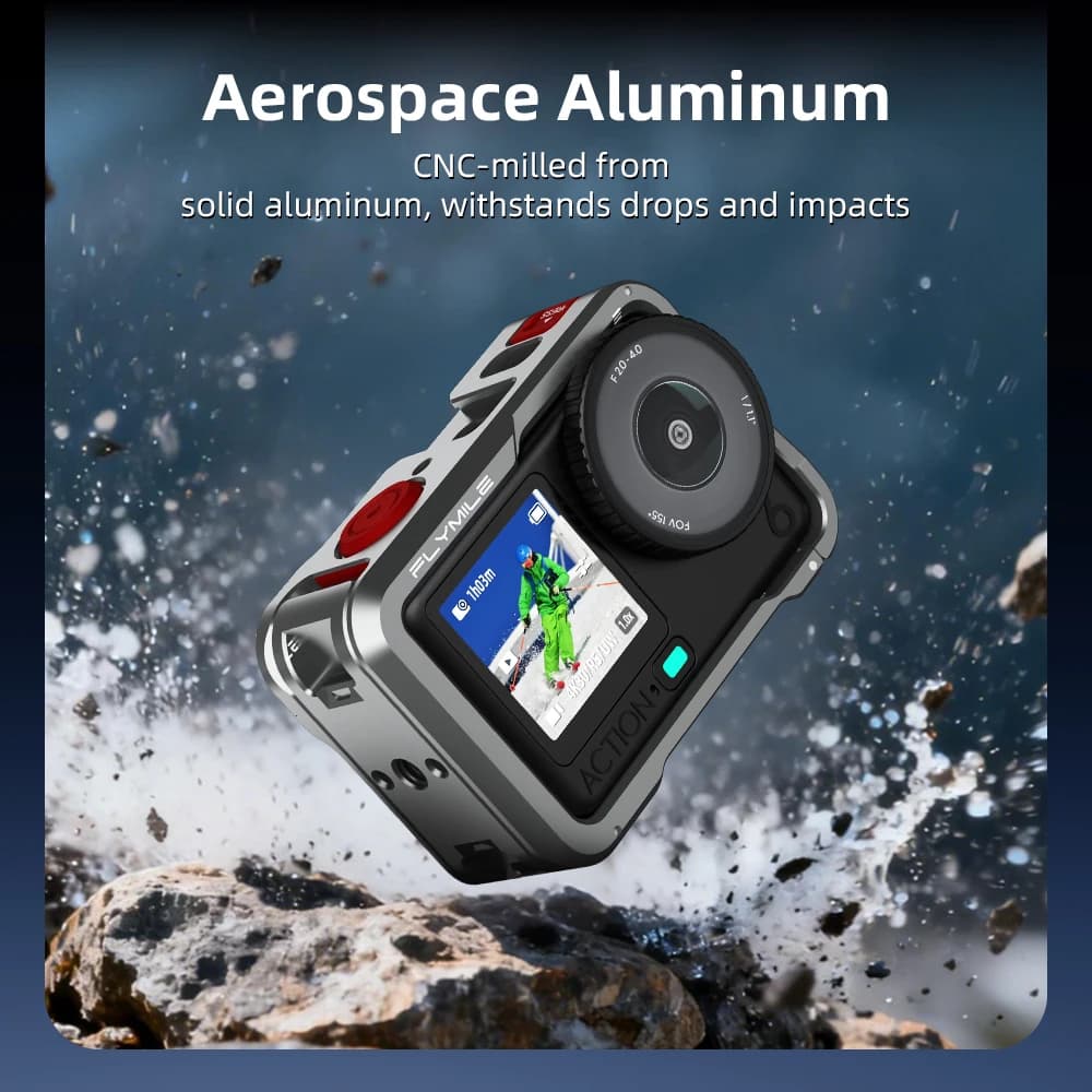 Custodia Protettiva in Metallo a Gabbia per DJI Osmo Action 6, Telaio Protettivo in Lega di Alluminio, Accessori per Adattatore di Espansione