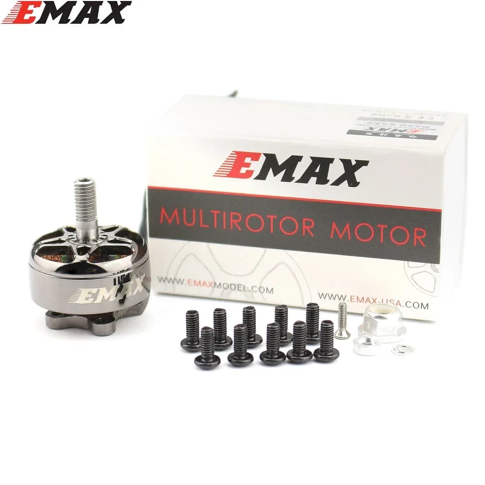 Disponibile 1/4 pezzi Emax ECO II Serie 2807 3-6S 1300KV 1700KV 1500KV Motore Brushless per RC Drone FPV Racing