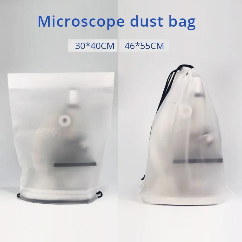 Sacchetto per la polvere del microscopio 46x55 cm Custodia protettiva in plastica PVC antipolvere per microscopio elettronico industriale stereo biologico