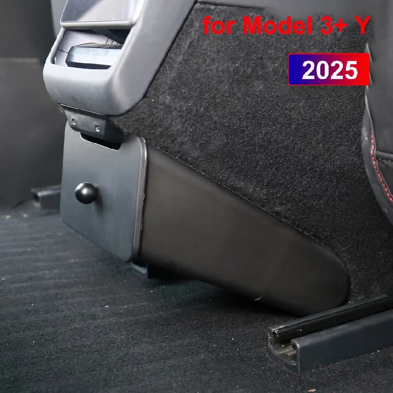 Per Tesla Nuovo Modello Y Juniper 2025 Modello 3 Highland 2024 Sedile Posteriore Pattumiera Sedile Posteriore Scatola di Immagazzinaggio di Aspirazione Magnetica Bidone della Spazzatura