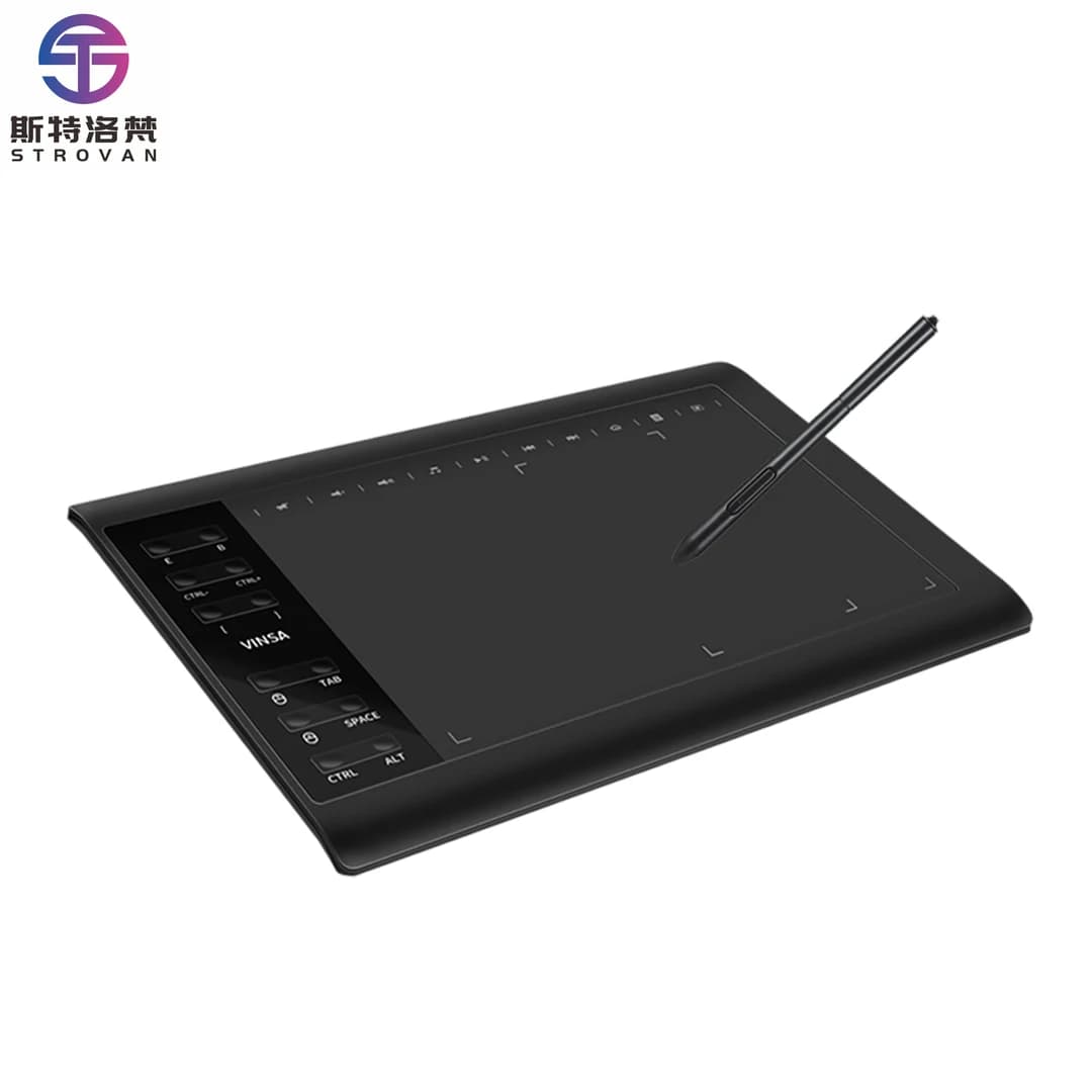 Tavoletta Grafica 10x6 Pollici, Tablet Digitale per Disegno con Penna Passiva, 8192 Livelli di Pressione