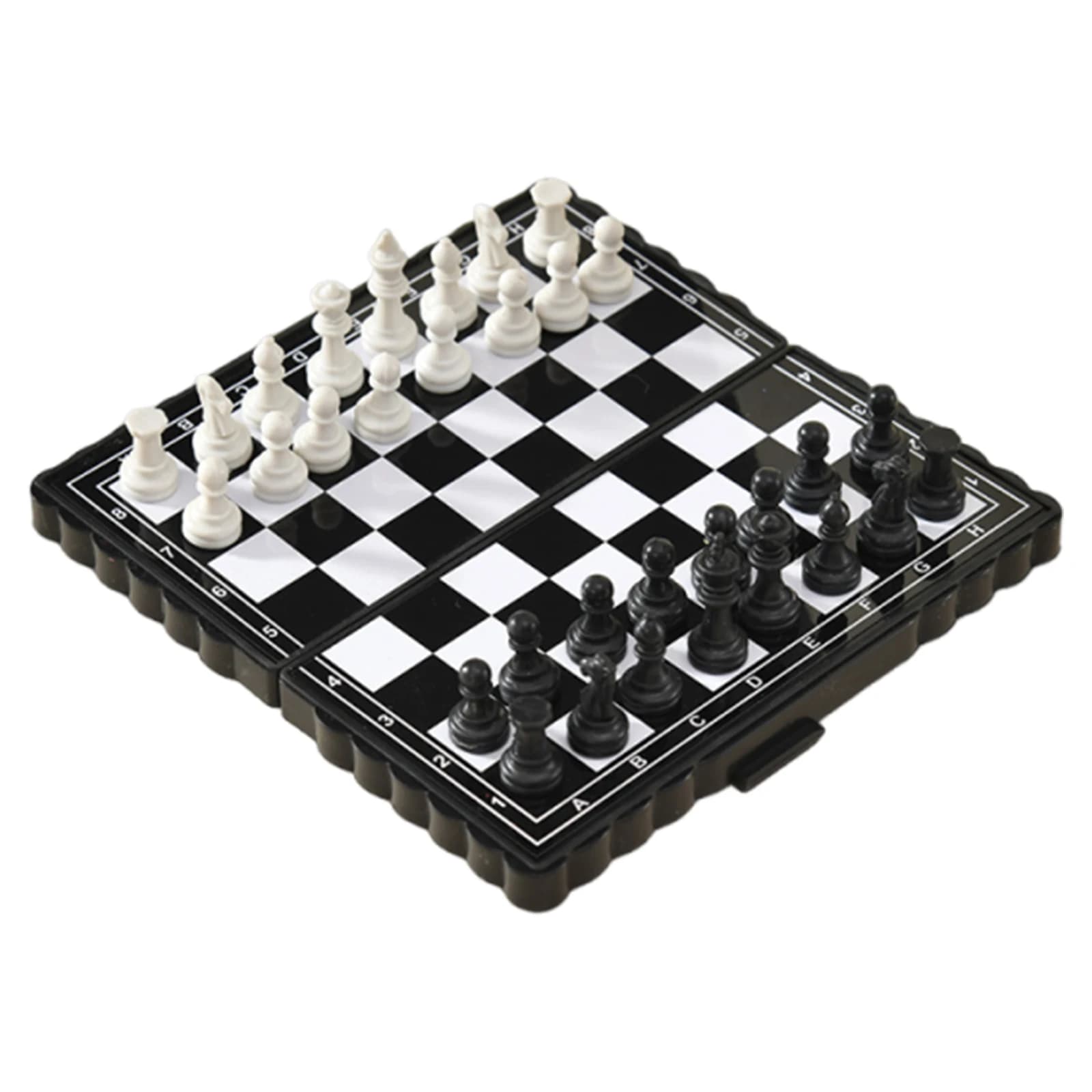 Portable Mini Magnetic Chess Set Reusable Educational Board Game Magnetic Chessboard Set Outdoor Travel Camping Entertainment