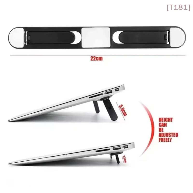 Supporto universale per laptop da 1/2 pezzi, base di raffreddamento invisibile per notebook, accessori per supporto laptop