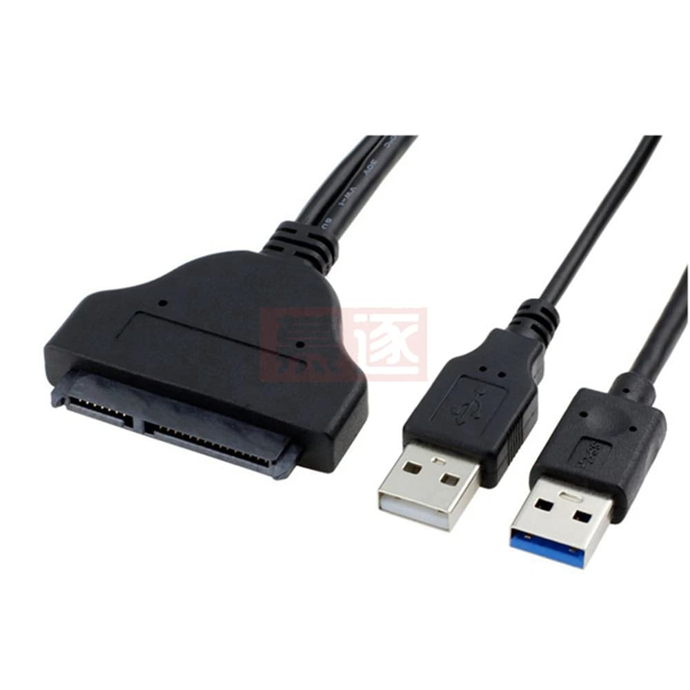 SATA 22Pin to USB 3.0 or USB2.0 Adapter Cable for 2.5 / 3.5 inch HDD External Power Hard Disk Drive Converter