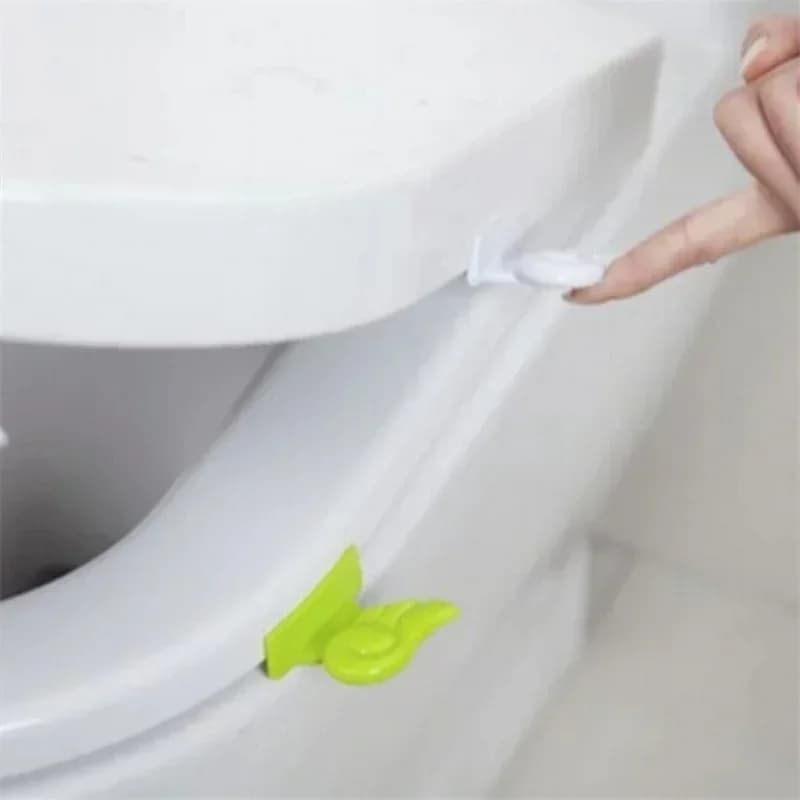 1Pcs Portable Hygienic Toilet Seat Lifter Toilet Seat Lift Handle for Easy Use (Random Colors) Bathroom Accessories