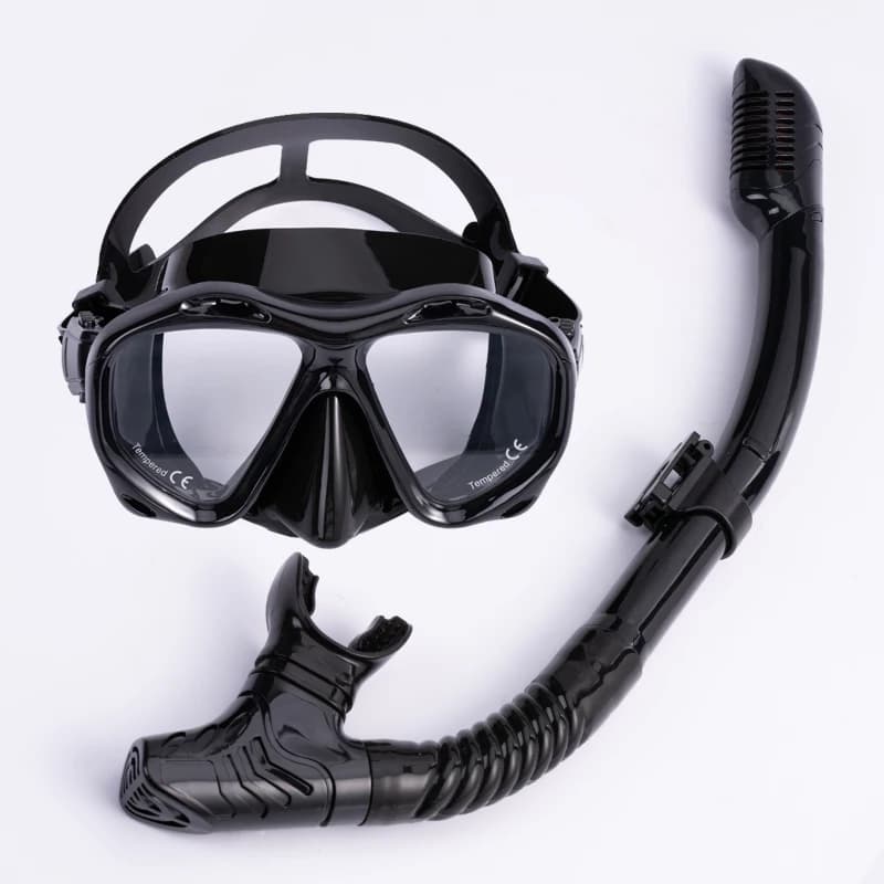 Tomshoo Snorkeling Equipment for Adults, Snorkel Dry Top Mask, Snorkel Adult Set, Snorkeling Mask for Snorkeling and Swimming
