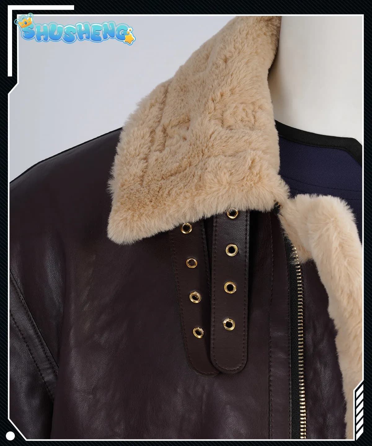 Leon·S·kennedy Game Resident Evil 4 Cosplay Costume Leon·Scott·Kennedy Men handsome leather jacket glove Halloween party uniform