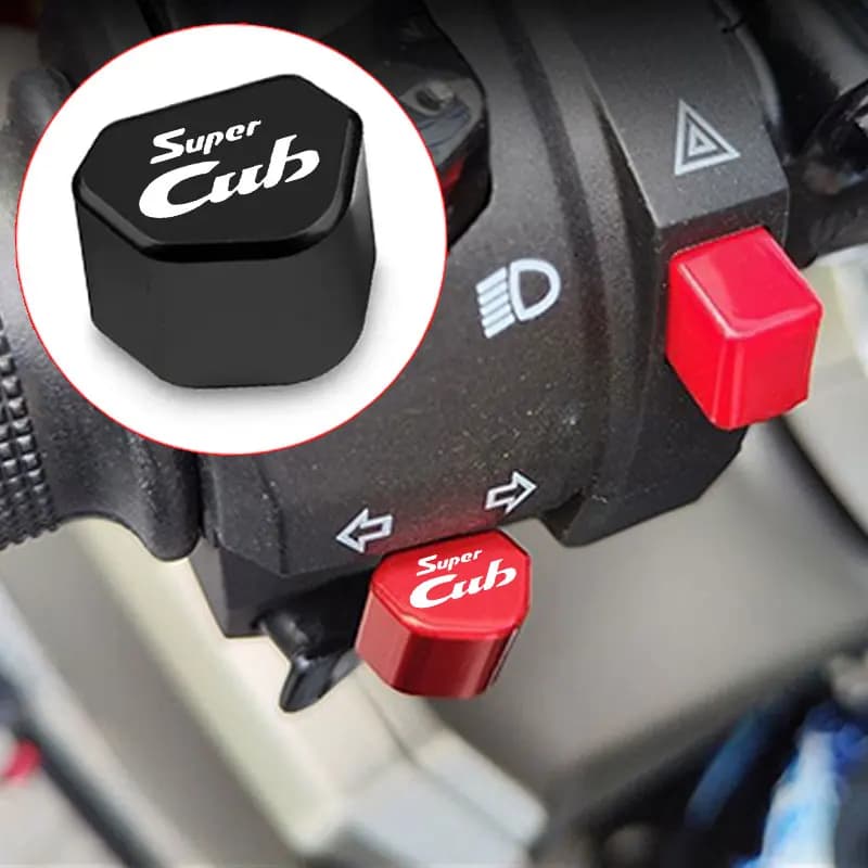 Motorcycle Switch Button Turn Signal Switch Key Cap Accessories For Honda Super CUB C70 90 110 C125