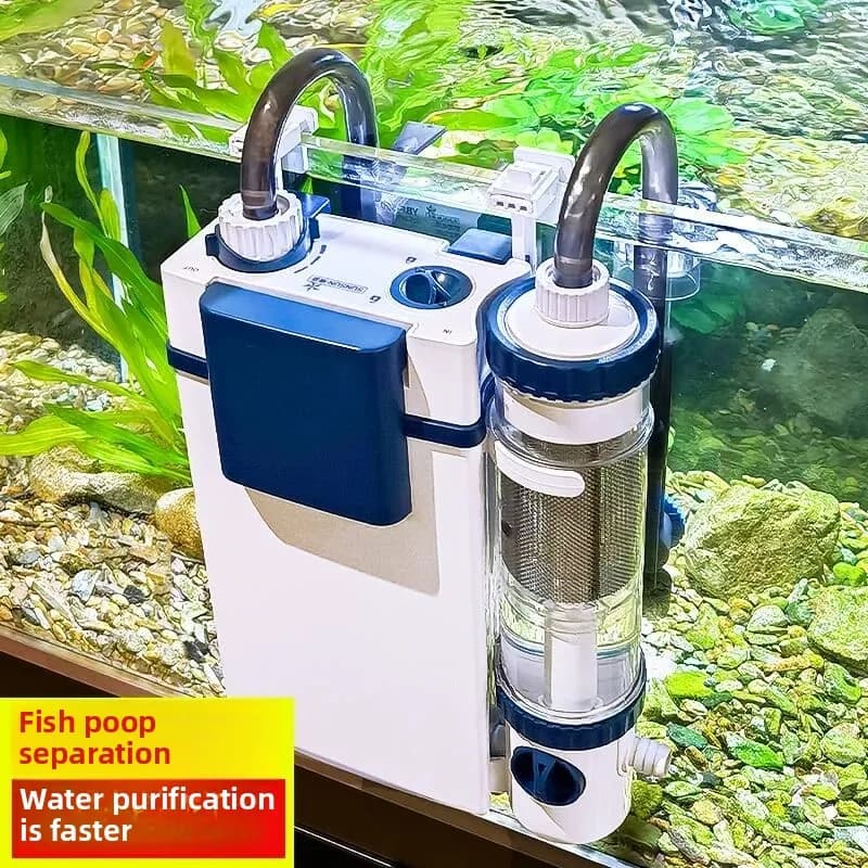 SUNSUN nuovo filtro per acquario YBF-500 filtrazione di ossigeno macchina integrata pompa di purificazione dell'acqua WC per pesci a parete
