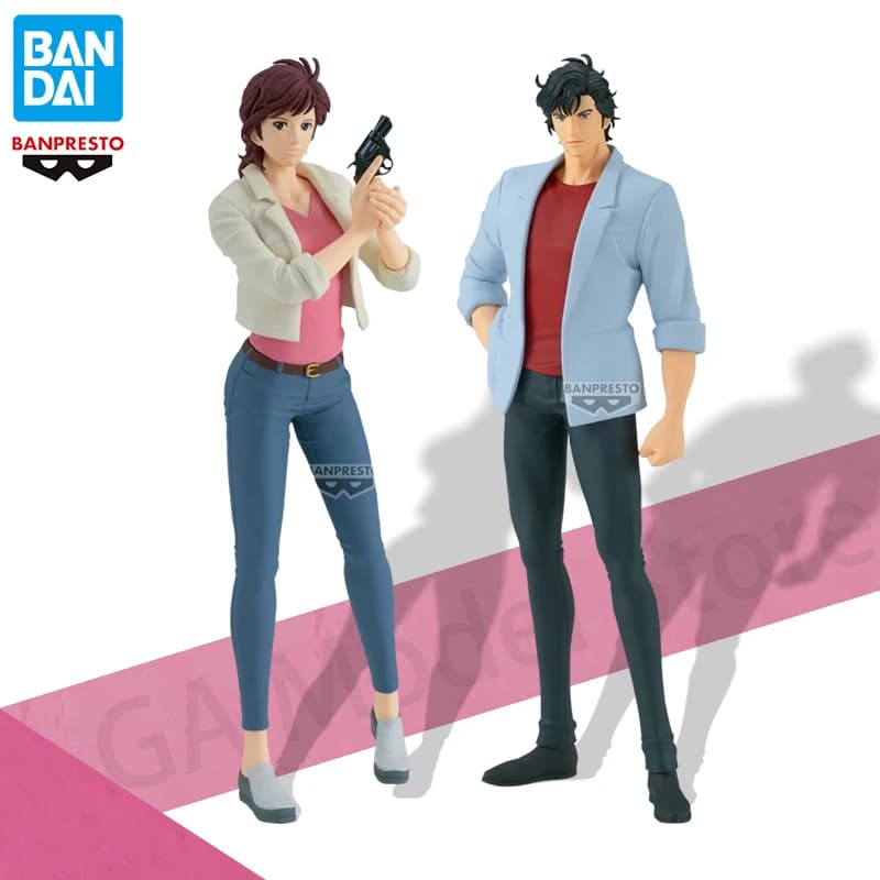 In Magazzino BANDAI Genuino City Hunter Il Film: Angel Dust Saeba Ryou Makimura Kaori Anime Action Figure Da Collezione Modello Giocattoli