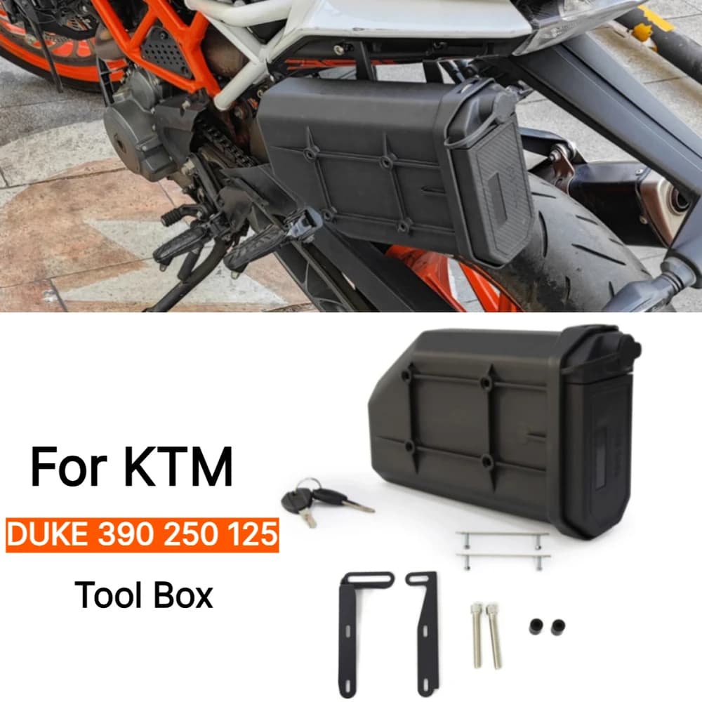 Tool Box For DUKE 390 250 125 DUKE390 DUKE250 DUKE125 Motorcycle First-aid/ Breakdown kit Toolbox Toolbox Waterproof Side Box