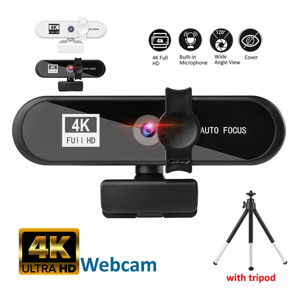 HD USB 2.0 Desktop Camera for PC online Replacement external web camera for live streaming Black 1K