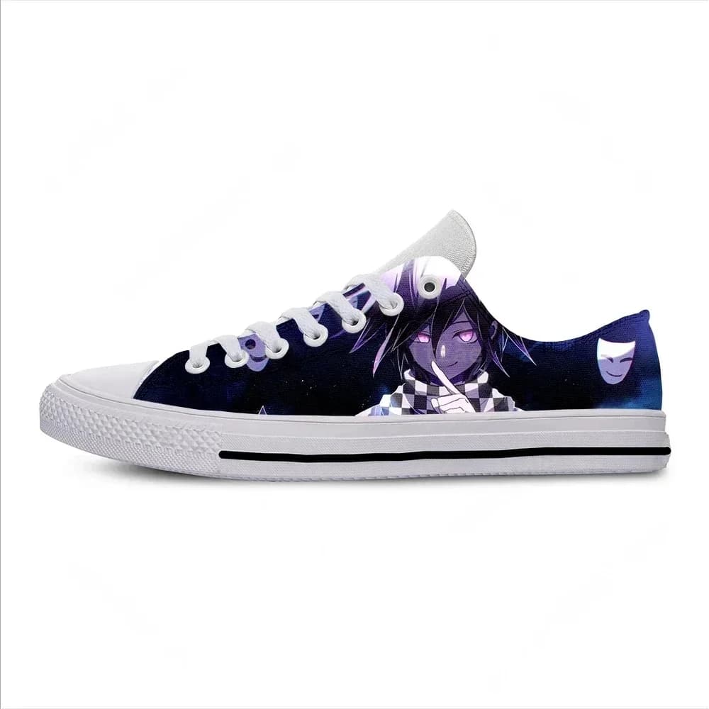 Scarpe Casual Anime Danganronpa Kokichi Ouma, Sneakers Classiche Leggere e Traspiranti per Uomo e Donna, Ultima Moda