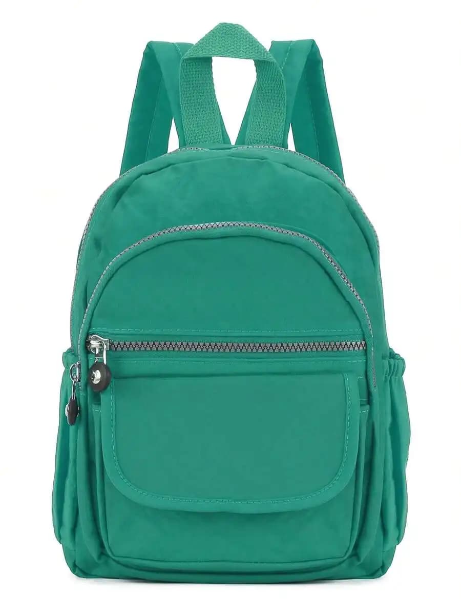 Classic Multi-Pocket Nylon Backpack For Adults Daypack Travel Hiking School Work