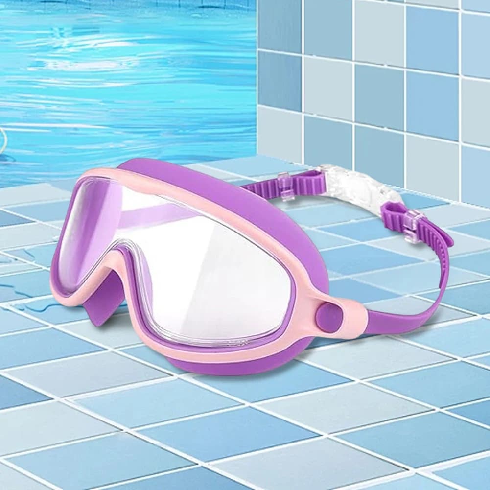 Children's Swimwear Non-loss Swimwear with Ear Caps Clip for Children's nose from 4 to 15 years