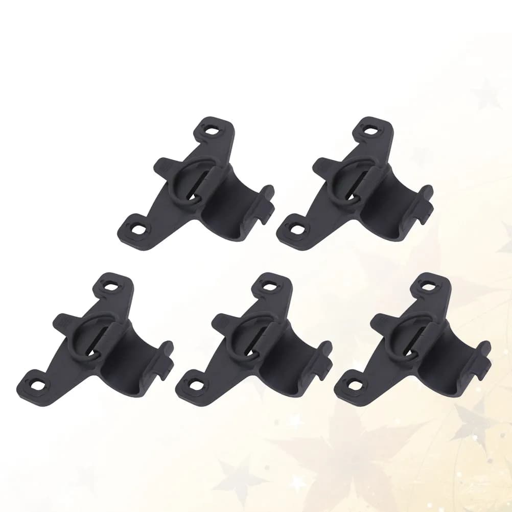 5Pcs Heavy-Duty Nylon Silicone Wrap Band Pump Holder Mount for Bike Frame Bottle Rack Universal Cycling Air Inflator Clip Fixing