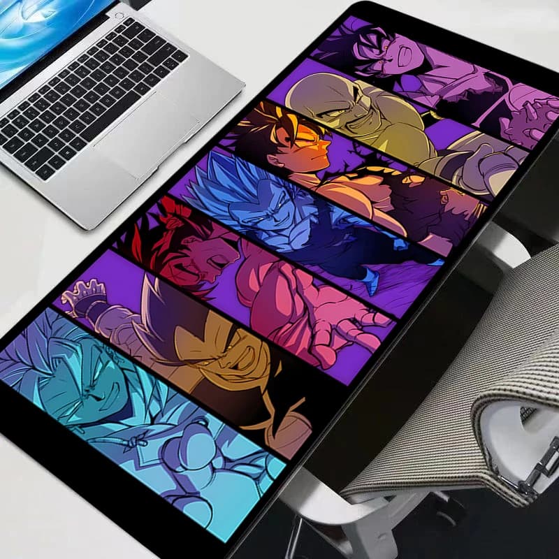Tappetino per mouse Dragon Ball Passion Large PC Computer Gamer Kawaii Accessori da gioco Mousepad Tastiera Tappetino da scrivania Tappetino da tavolo