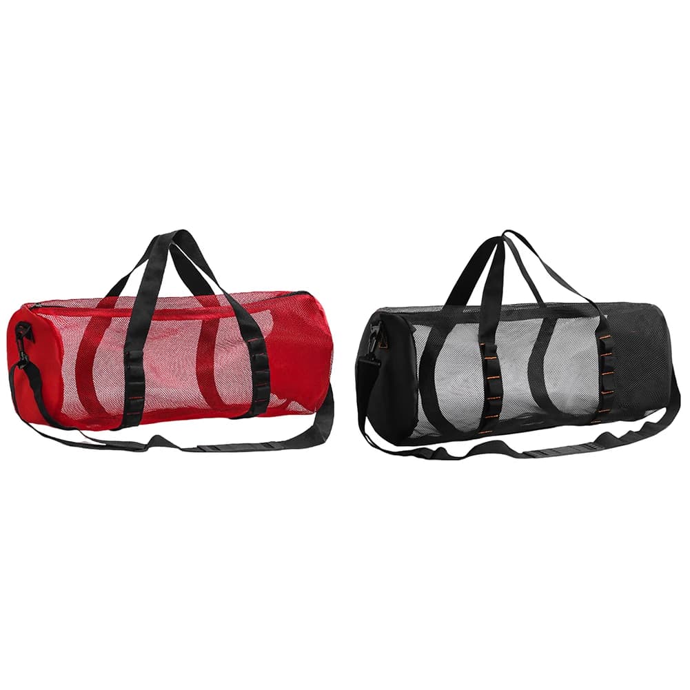 Borsa a Rete per Immersioni con Cerniera, Borsa da Viaggio Oversize per Attrezzatura Subacquea, Borsone da Spiaggia per Immersioni, Surf e Snorkeling
