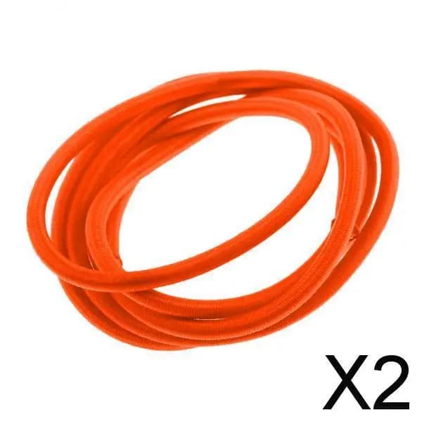Corda elastica elastica 2X 4mm corda d'urto marina-legare portapacchi 2m arancione