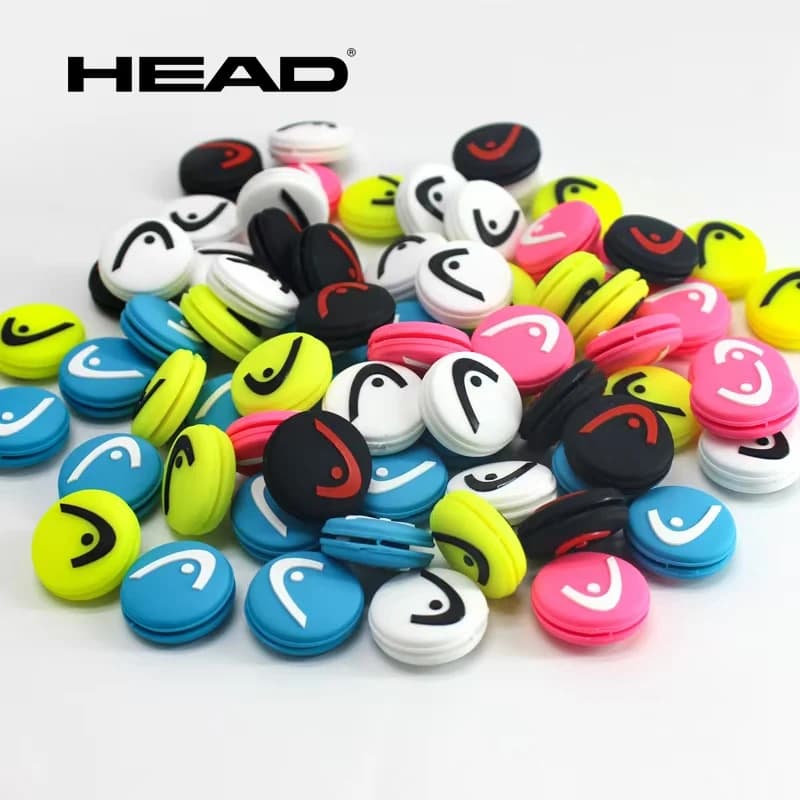HEAD 10/20/30/40/50/60PCS Racchetta da tennis Ammortizzatore Anti-vibrazione Accessori sportivi in silicone