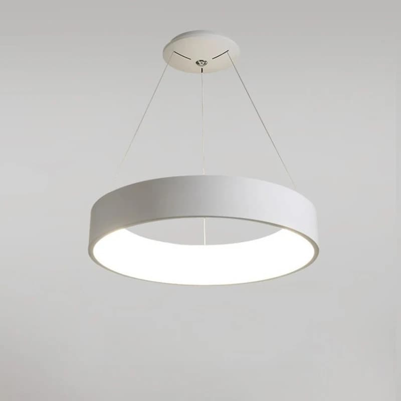 Nordic Minimalist LED Pendant Light Creative Ring Lamp Decorative Lighting for Living Room Bedroom Office Dining Room Home Use