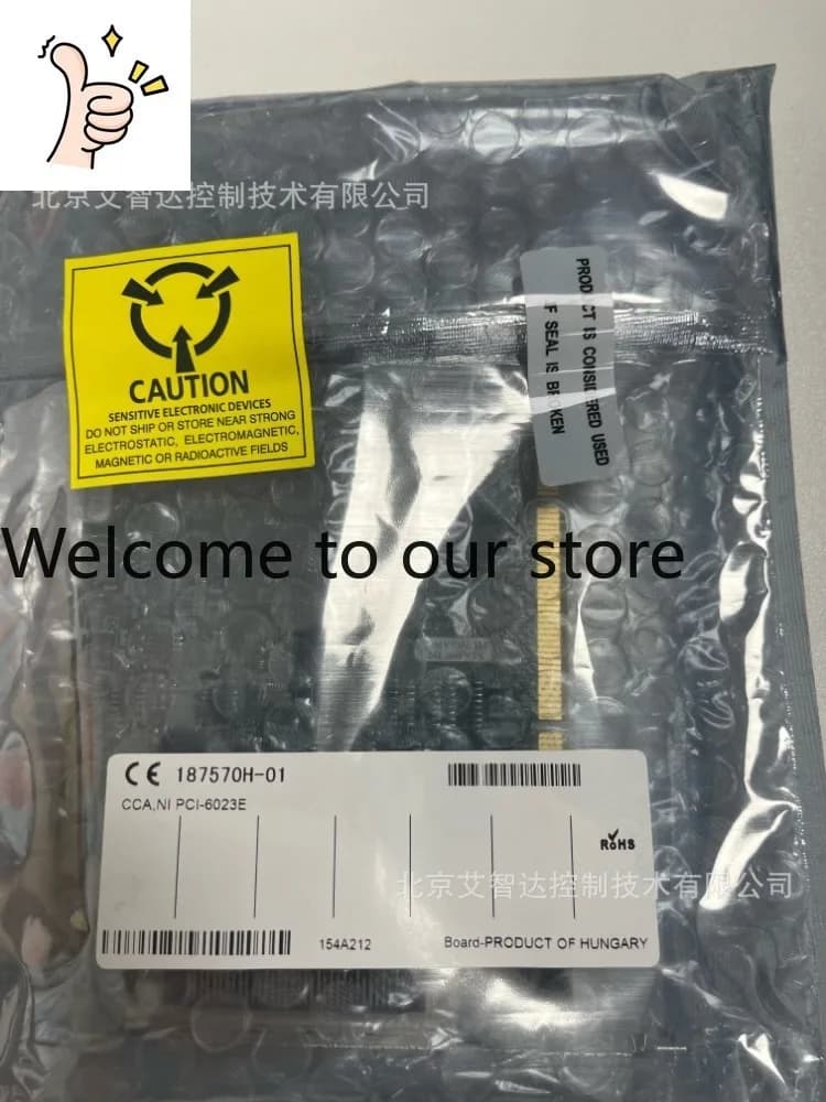 NI PCI-6023E Capture Card, Original And Genuine, New In Quality And Normal Function.