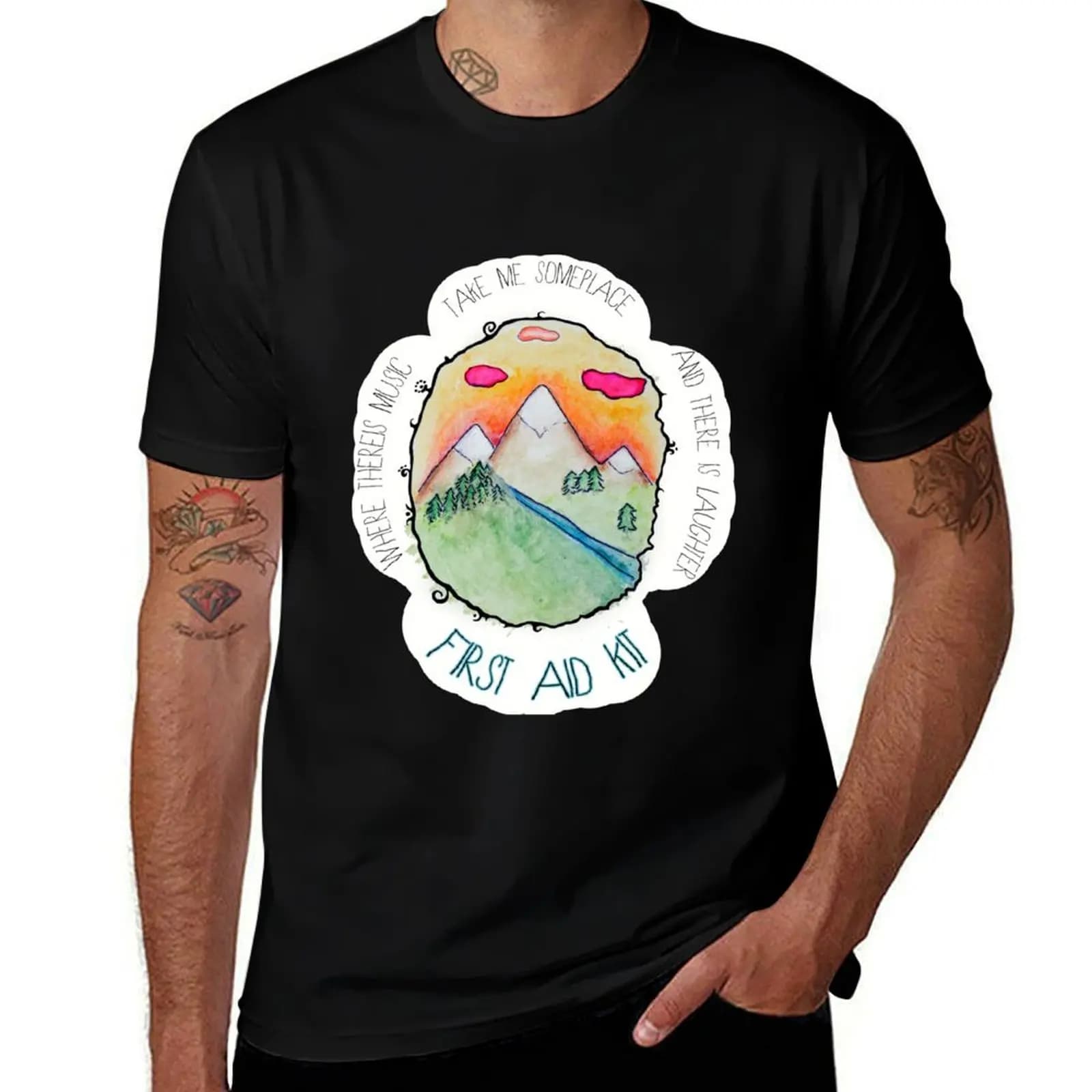 First Aid Kit - My Silver Lining T-Shirt Casual Basic Short Sleeve T-Shirt