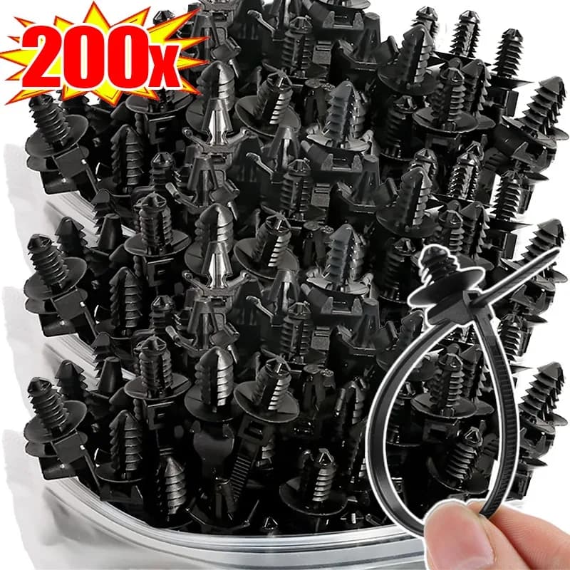 Self Locking Thread Head Nylon Cable Ties Automotive Wire Tying Management Straps Fastener Truck Car Tie Wrap Cable Fixed Clips