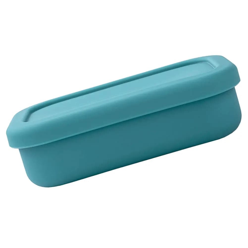 Contenitore per Alimenti in Silicone Riutilizzabile, Adatto al Microonde, Portatile, con Coperchio Ermetico, per Congelatore, Preparazione Pasti e Conservazione Bento