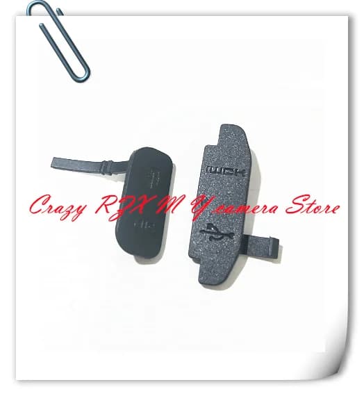NUOVO coperchio in gomma USB coperchio interfaccia tappo MIC compatibile HDMI per parte di riparazione della fotocamera digitale Canon EOS 77D