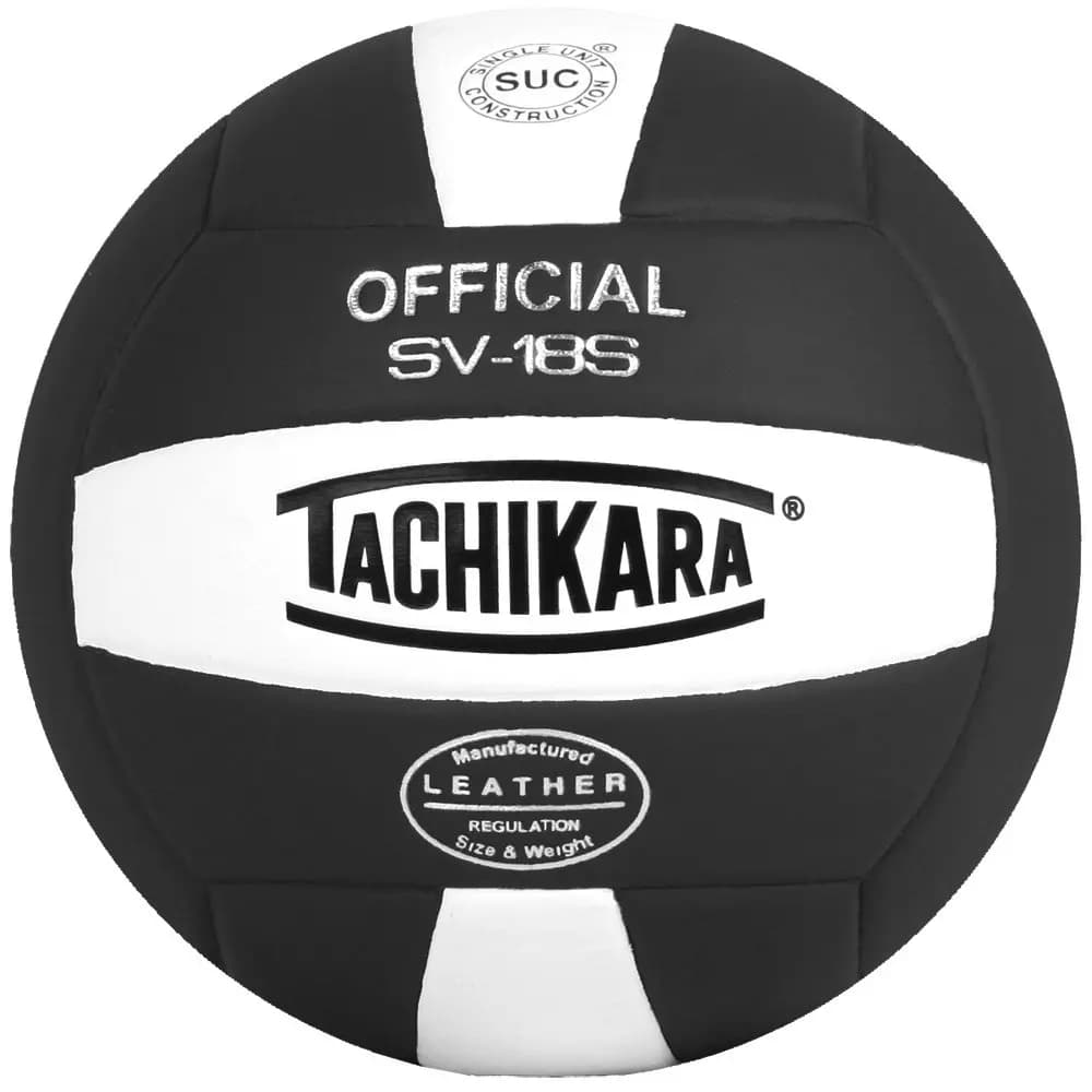 Pallone da pallavolo composito di qualità professionale, Nero-Bianco