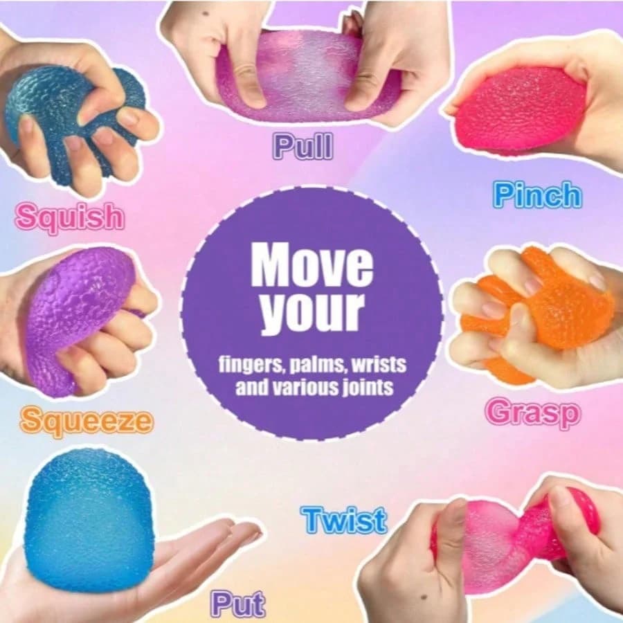 2026 New Color Squeeze Soft Candy - Stress Relief Toy, Squeeze Sensory Toy, , Suitable For Birthday/Party Gifts,Squishies Anxiety Stress Relief, Ice Squishy Stress Cube Malt Sugar Balls, Anxiety Relief, Sock Stuffing, Classroom Rewards(Blue)