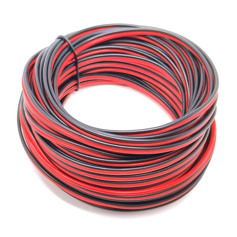 Cavo di prolunga UL2468 da 20 m 2 pin 18-30 AWG per 12 V 24 V LED Strip Tape String Collegare il cavo elettrico