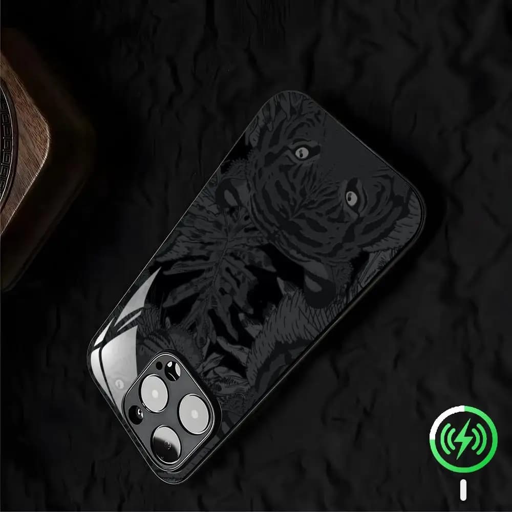 Brand Tiger Leopard richmond finch Phone Case For iPhone17 16 15 14 13 12 11 X XR XS 8 Plus Mini Pro Max Glass Case