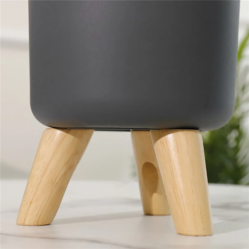 A06RP Vasi per piante moderni con supporto per gambe in legno Camera da letto Soggiorno Vaso da fiori in vaso da terra Fioriere da giardino per la casa -B