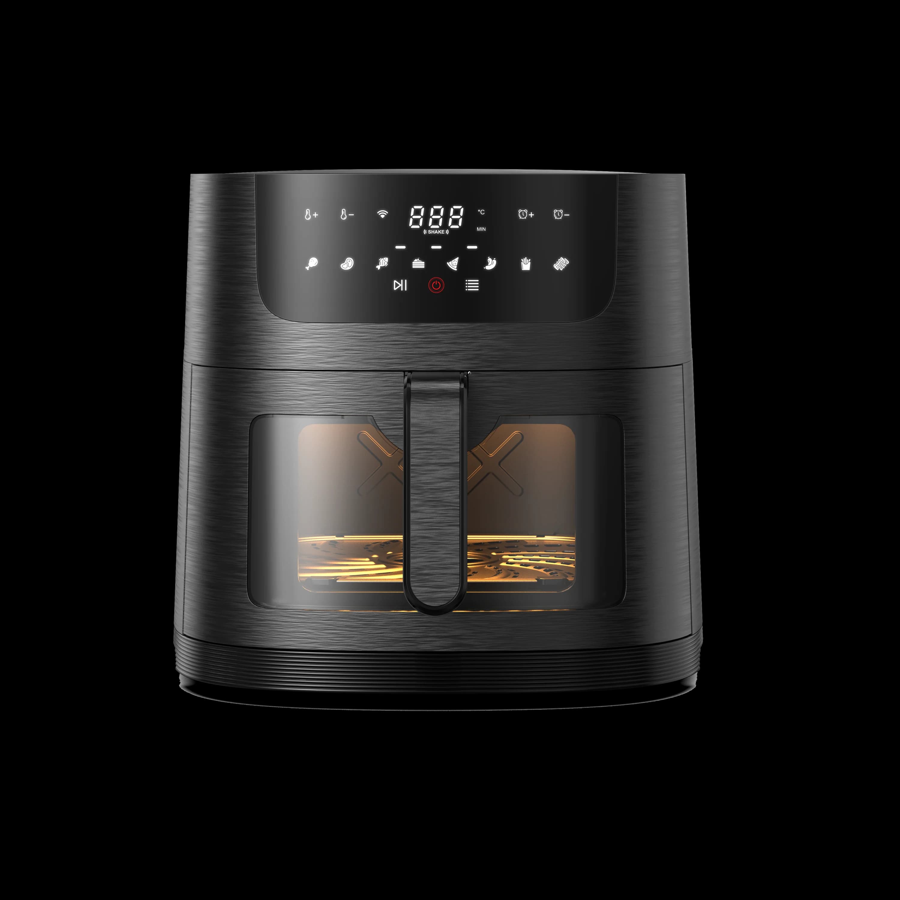 2025 New Hot Sale 8L Window Wifi Grill Air Fryer Consumer Reports Hot Selling Mini Rack Air Fryer Without Oil Digital Smart